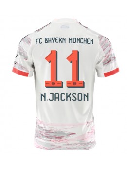 Bayern Munich Nicolas Jackson #11 Replika Borta Kläder 2025-26 Kortärmad